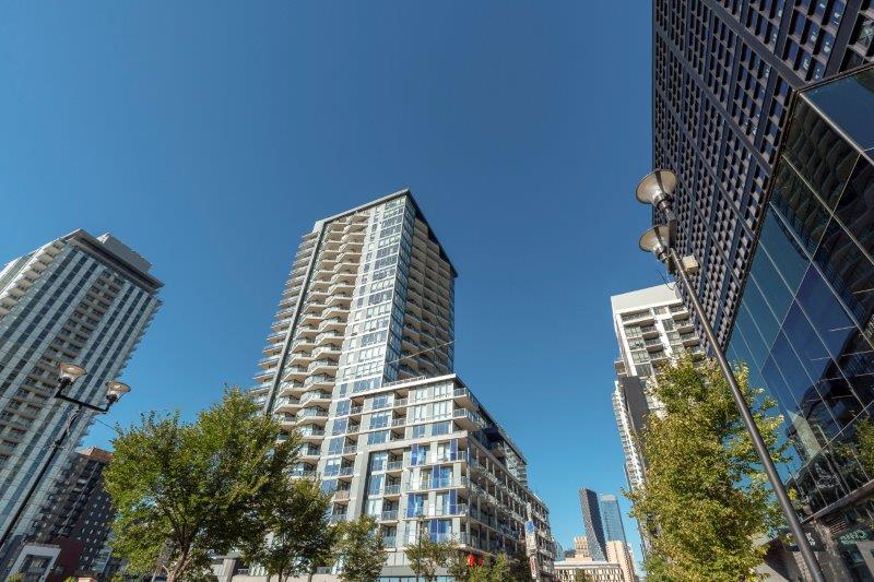 1910, 615 6 Avenue SE, Calgary, 1.5 Bedrooms Bedrooms, 0 ,1 BathroomBathrooms,Condos/Townhouses,Rented,Verve,1910, 615 6 Avenue SE,0,3233
