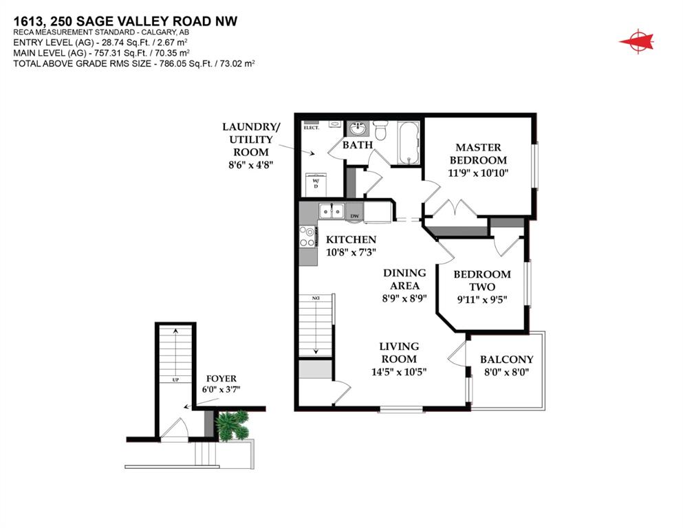 1613, 250 Sage Valley Rd NW, Calgary, 2 Bedrooms Bedrooms, 0 ,0,Condos/Townhouses,For Rent,1613, 250 Sage Valley Rd NW,0,3400