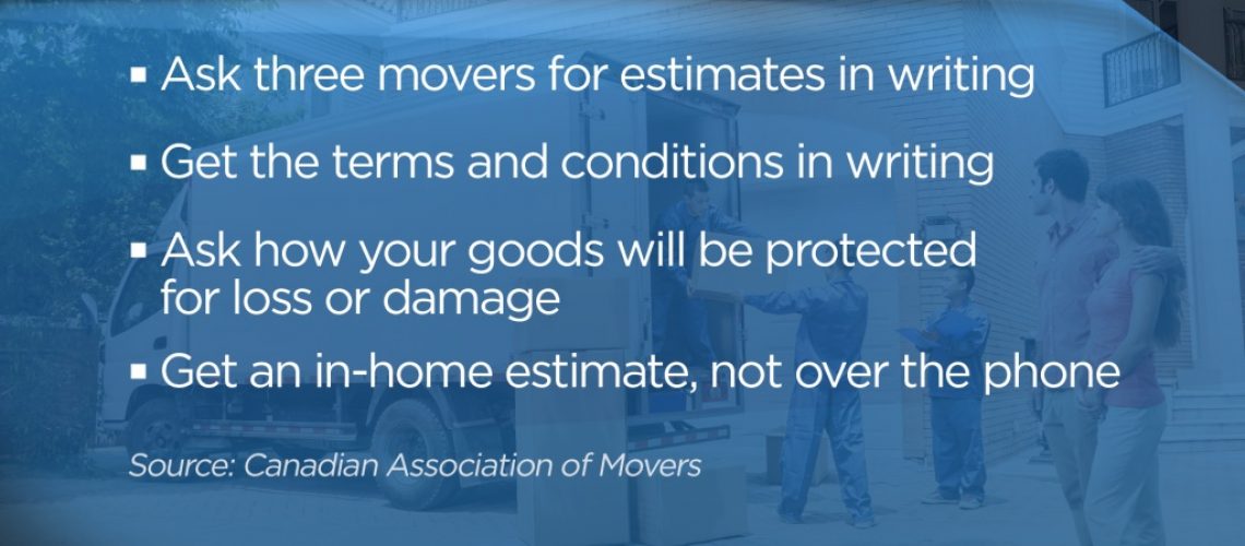 Top tips for hiring a moving company By Tony Tighe and Tamara Elliott Global News