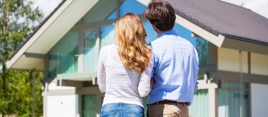 Couple and their house